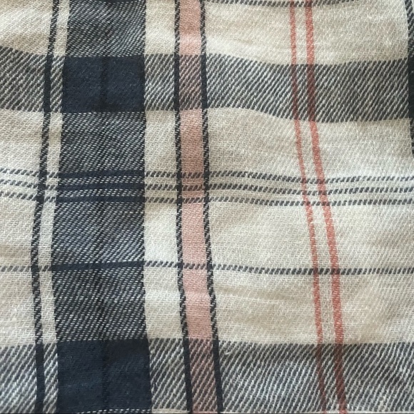 SANCTUARY ANTHROPOLOGIE PLAID BUTTON FRONT SHIRT - XS - Picture 8 of 10